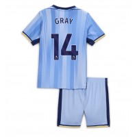 Camiseta Tottenham Hotspur Archie Gray #14 Visitante Equipación para niños 2024-25 manga corta (+ pantalones cortos)